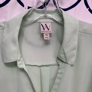Worthington Mint Green Blouse